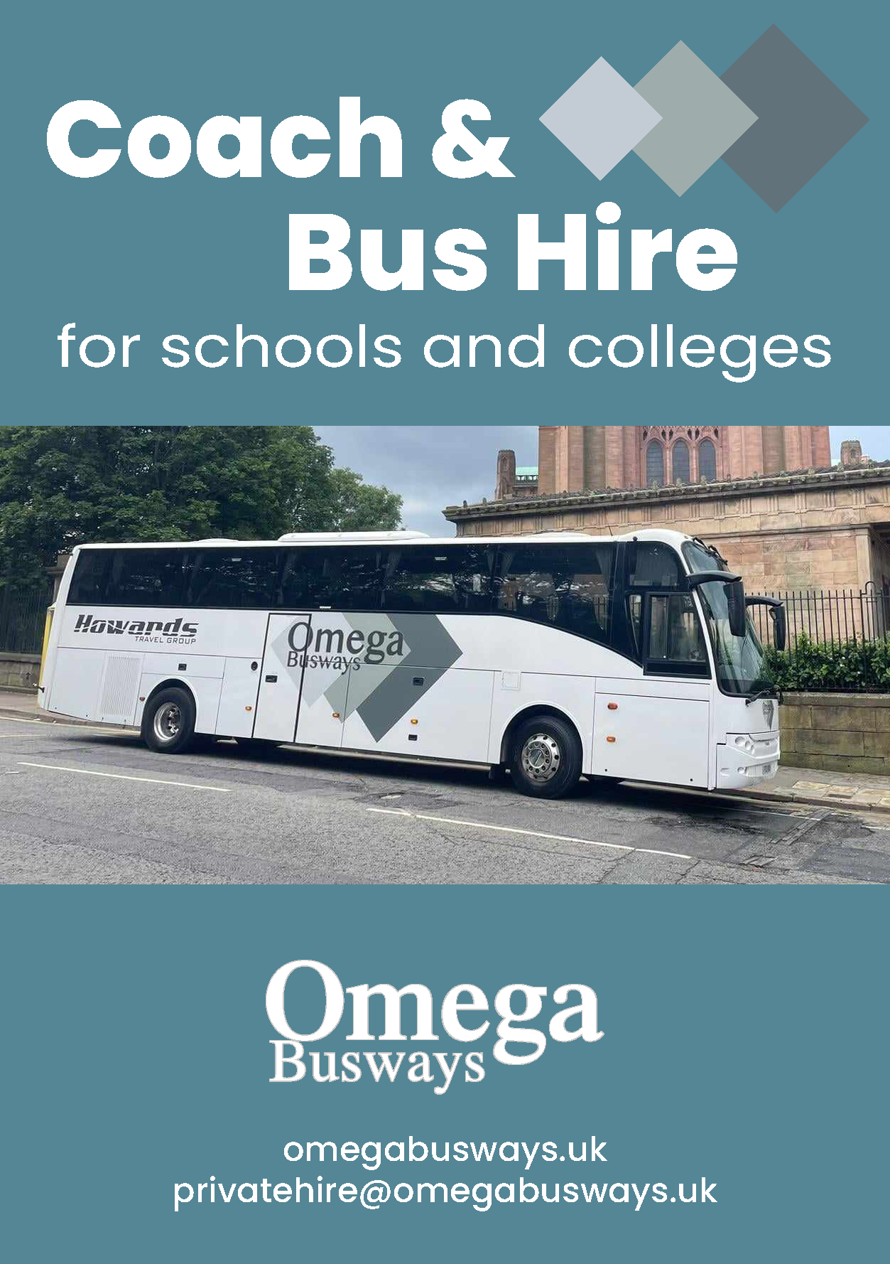 Coach and Bus Hire from Omega Busways